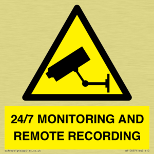 24/7 MONITORING AND REMOTE RECORDING